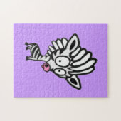 Cute Cartoon Zebra Puzzle (Horizontal)