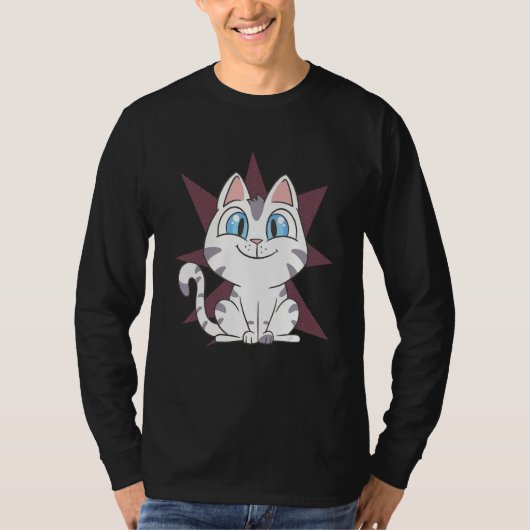 Cute Cat 7 T-Shirt (Vorderseite)