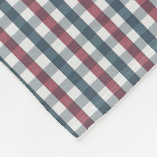 Cute Cat and Plaid Pattern Fleecedecke (Ecke)