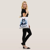 Cute Cat Artwork Tote – Gift for Cat Lovers Tasche (Am Model)