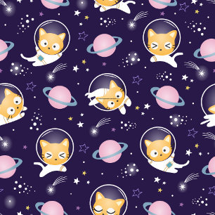 Cute Cat Astronaut Kissen