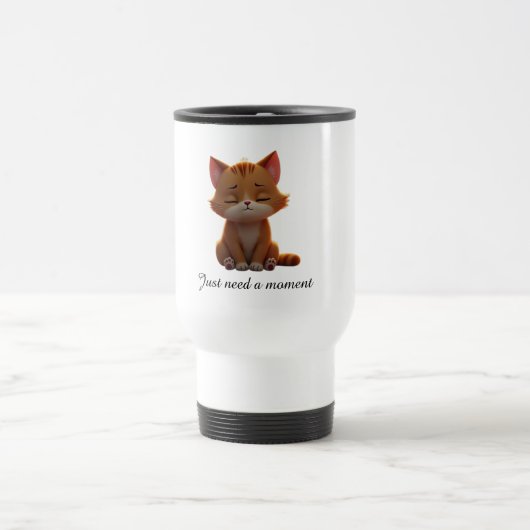 Cute cat - beautiful present for animal lover reisebecher (Mittel)