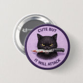 Cute Cat Button (Vorne & Hinten)