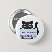 Cute Cat  Button (Vorne & Hinten)