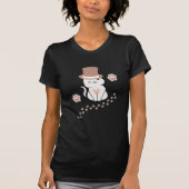 CUTE CAT CAT LOVERS HAT, FLOWER CAT  T-Shirt (Vorderseite)