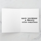 CUTE CAT CHRISTMAS GREETING CARD DANKESKARTE (Innenseite)