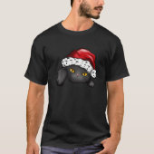 Cute Cat Christmas Hat Xmas Men Women Kids T-Shirt (Vorderseite)