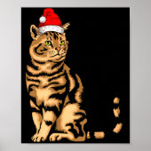 Cute Cat Christmas Shirt For Women Men Kids , Funn Poster (Vorne)