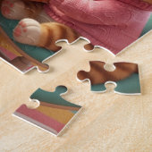 Cute Cat Coder Achievement Jigsaw Puzzle (Seite)