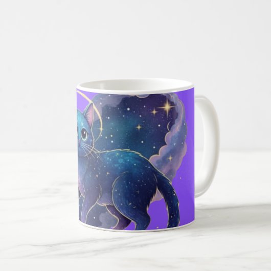 Cute Cat Coffee Mug Kaffeetasse (VorderseiteRechts)