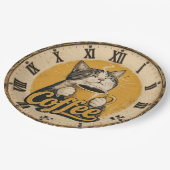 Cute Cat Coffee Pappteller (Schrägansicht)