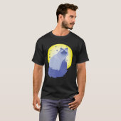 cute cat  colorful of a blue kitten T-Shirt (Vorne ganz)