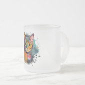 cute cat design mattglastasse (VorderseiteRechts)