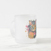 cute cat design mattglastasse (Vorderseite Links)