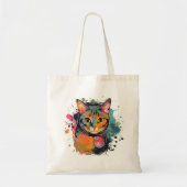 cute cat design  tragetasche (Vorne)