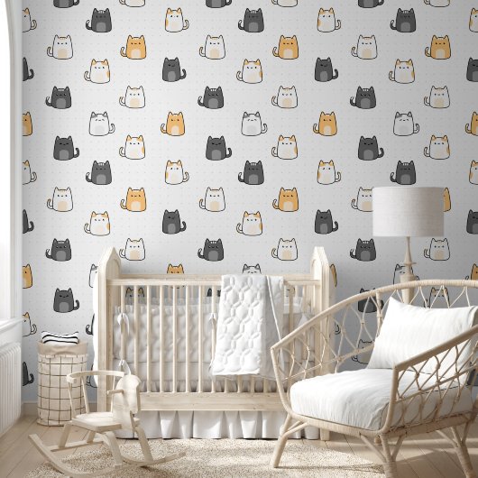 Cute Cat Designs for Your Kid Room Tapete (Kinder)