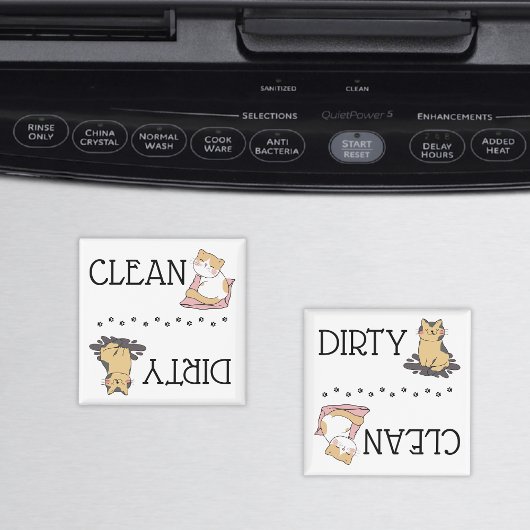 Cute Cat Dishwasher Magnet