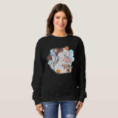 Cute Cat Drinking Bubble Tea  Tea  Costume Sweatshirt (Vorne ganz)