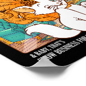 Cute Cat Era Life Of Showcat Cat Lover Country Mus Poster (Ecke)