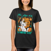 Cute Cat Era Life Of Showcat Cat Lover Country Mus T-Shirt (Vorderseite)
