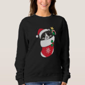 Cute Cat For Christmas Cat 4 Sweatshirt (Vorderseite)
