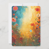 Cute Cat Giraffe Baby Shower Invitation Einladung (Rückseite)