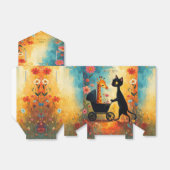 Cute Cat Giraffe Favor Box Geschenkschachtel (Ungefaltet)