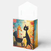 Cute Cat Giraffe Favor Box Geschenkschachtel (Geöffnet)