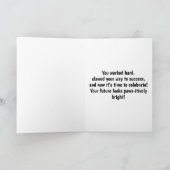 Cute Cat Graduation Karte (Innenseite)