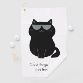 Cute Cat - I run this house now! Golfhandtuch (Insitu)