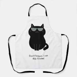 Cute Cat - I run this house now! Schürze