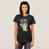 Cute Cat I'd Spend All 9 Lives With You Cat T-Shirt (Vorne ganz)