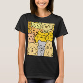 Cute Cat Illustration Women’s T-Shirt (Vorderseite)