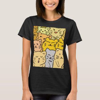 Cute Cat Illustration Women’s T-Shirt