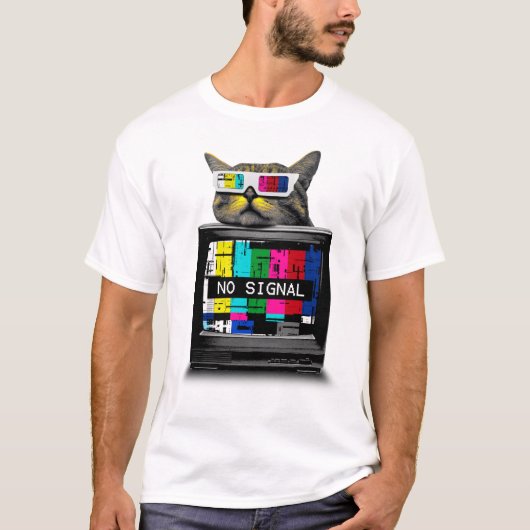 Cute cat in 3D T-Shirt (Vorderseite)
