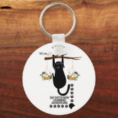 Cute Cat Keychain | Adorable Kitty Accessory Schlüsselanhänger (Vorderseite)