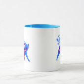 Cute Cat Lover Communication mug Tasse (Zentrum)