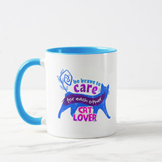 Cute Cat Lover Communication mug Tasse