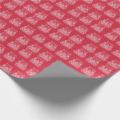 Cute Cat Merry Xmas Geschenkpapier (Ecke)