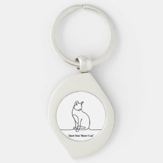 Cute Cat Metal Keychain – Perfect Gift Schlüsselanhänger