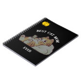 Cute Cat Mom Photo Notizblock (Linke Seite)