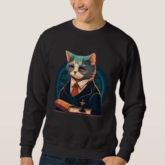 Cute cat moments Beautiful cat patterns for cat    Sweatshirt (Vorderseite)