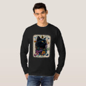 Cute Cat Motifs Cat  Idea For Men And Women T-Shirt (Vorne ganz)