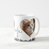 Cute cat mug coffee kaffeetasse (VorderseiteRechts)