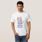 Cute Cat Nap Champion Too T-Shirt (Vorne ganz)