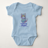 Cute Cat Nap Champion Too T-Shirt Baby Strampler (Vorderseite)