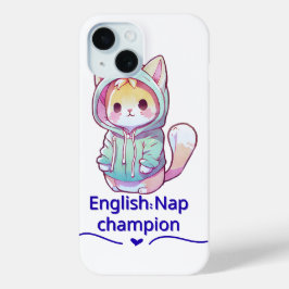 Cute Cat Nap Champion Too T-Shirt Case-Mate iPhone Hülle