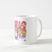 Cute cat-  new year gift - Christmas gift Kaffeetasse (VorderseiteRechts)