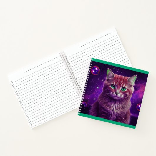 Cute Cat Notebook Notizblock (Innenseite)