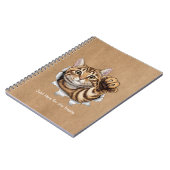 Cute Cat Notes - Spiral Photo Notebook Notizblock (Linke Seite)